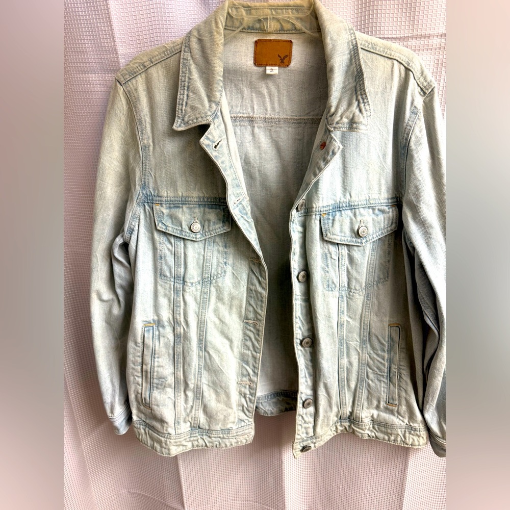 American Eagle Outfitters Light Blue Jean Jacket